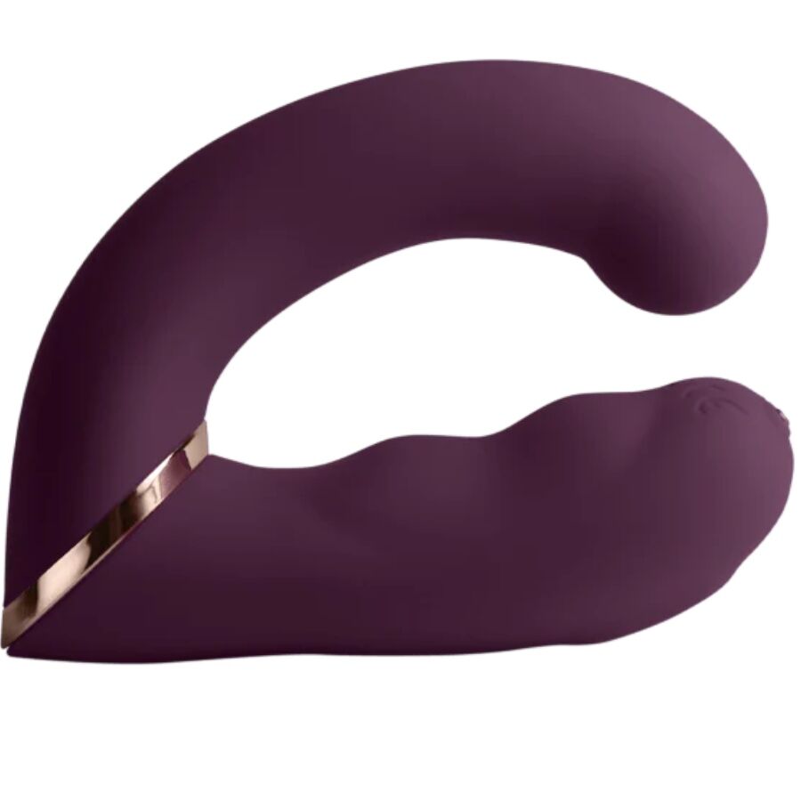 ROCKS-OFF - GEMINI DOPPIO VIBRATORE STIMOLATORE DEL CLITORIDE PUNTO G VIOLA