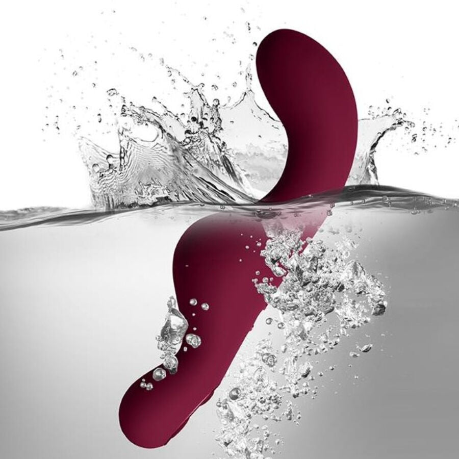 ROCKS-OFF - VIBRATORE PER PUNTO G ROSSO RUBY GLOW