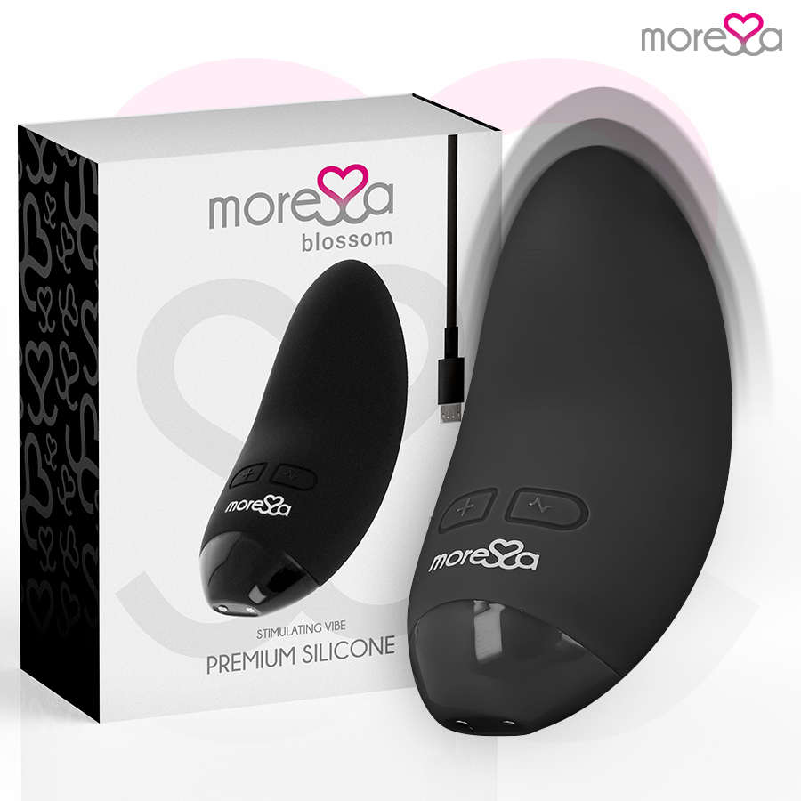 MORESSA - VIBRATORE BLOSSOM NERO
