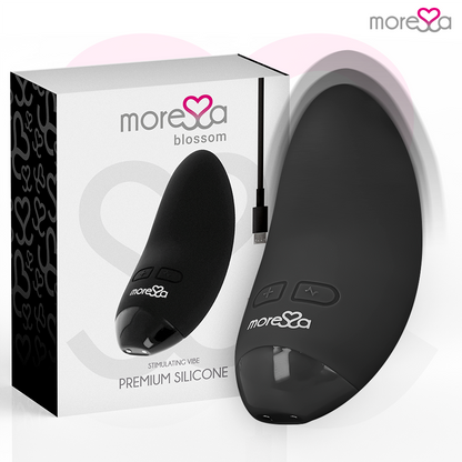 MORESSA - VIBRATORE BLOSSOM NERO