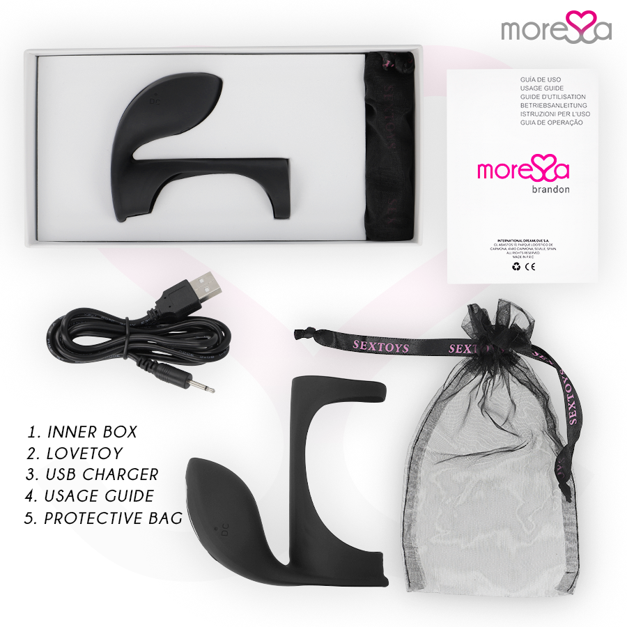 MORESSA - ANELLO VIBRATORE BRANDON CON COPERCHIO