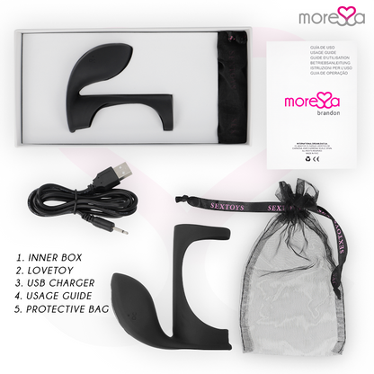 MORESSA - ANELLO VIBRATORE BRANDON CON COPERCHIO