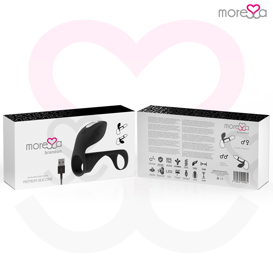 MORESSA - ANELLO VIBRATORE BRANDON CON COPERCHIO