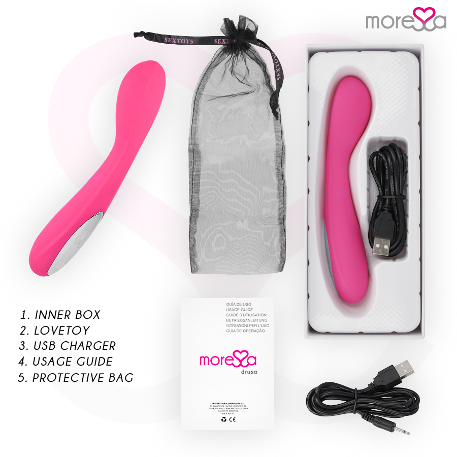 MORESSA - DRUSO PREMIUM SILICONE RICARICABILE