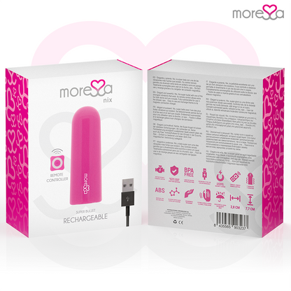 MORESSA - TELECOMANDO VIBRATORE NIX ROSA