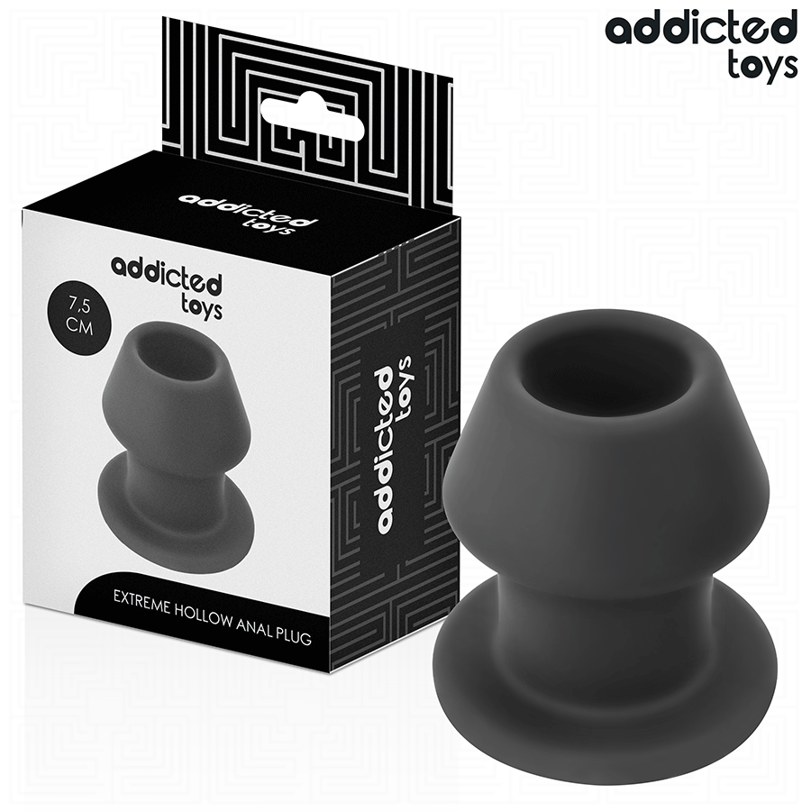 ADDICTED TOYS - EXTREME HOLLOW ANAL PLUG TAGLIA S 7,5 CM