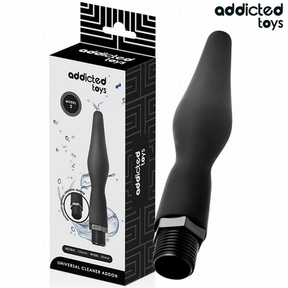 ADDICTED TOYS - PULITORE ANALE CON ADATTATORE UNIVERSALE MODELLO 2