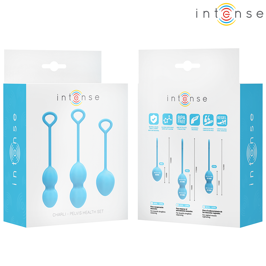 INTENSE - KIT PALLINE KEGEL CHARLI BLU