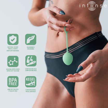 INTENSE - KIT PALLINE KEGEL CHARLI VERDE CHIARO