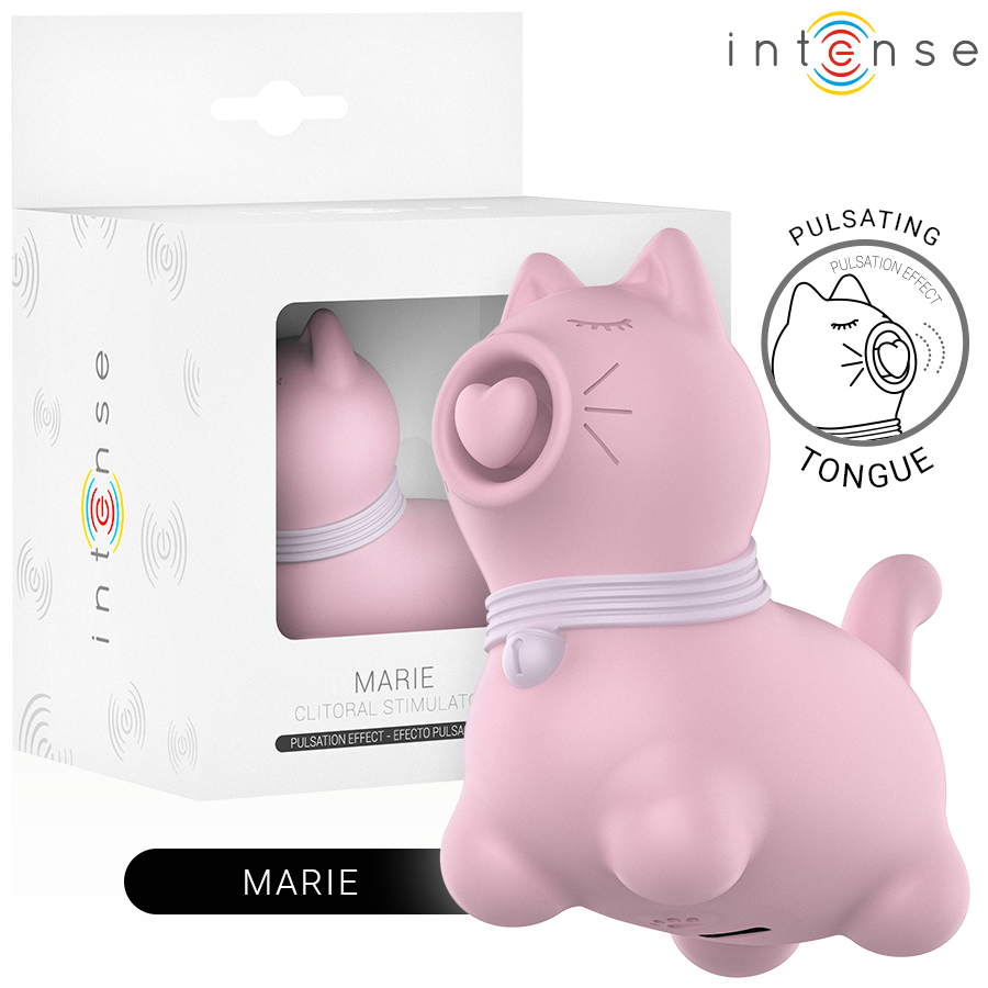 INTENSE - STIMOLATORE DELLA LINGUA CON EFFETTO PULSAZIONE MARIE PINK