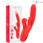 INTENSE - KAROL VIBRATORE MULTIFUNZIONE SPINTA E STIMOLAZIONE E ONDE STIMOLANTI ROSSO