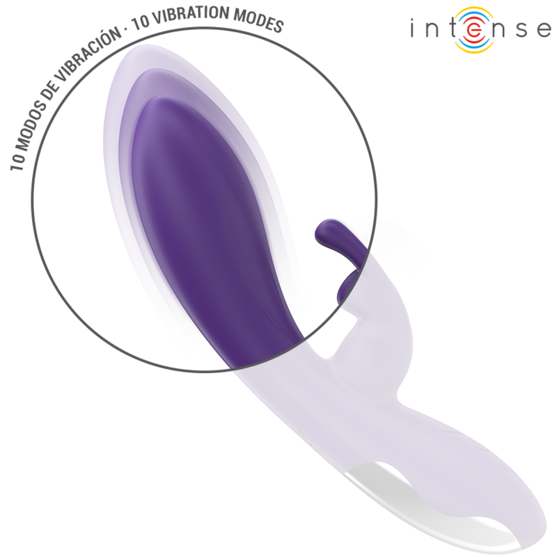 INTENSE - VIBRATORE RANDALL RABBIT 10 VIBRAZIONI VIOLA