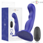 INTENSE - VIBRATORE SHORTY CON VENTOSA TELECOMANDO BLU