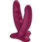 FUN FACTORY - RYDE DOPPIO DILDO ROSSO VINO