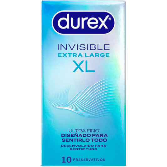 DUREX - PRESERVATIVI INVISIBILI XL 10 UNITÀ