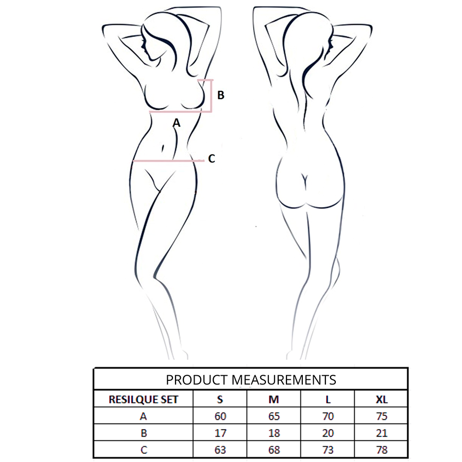 PASSION - RESILQUE REGGISENO + PERIZOMA BIANCO S/M