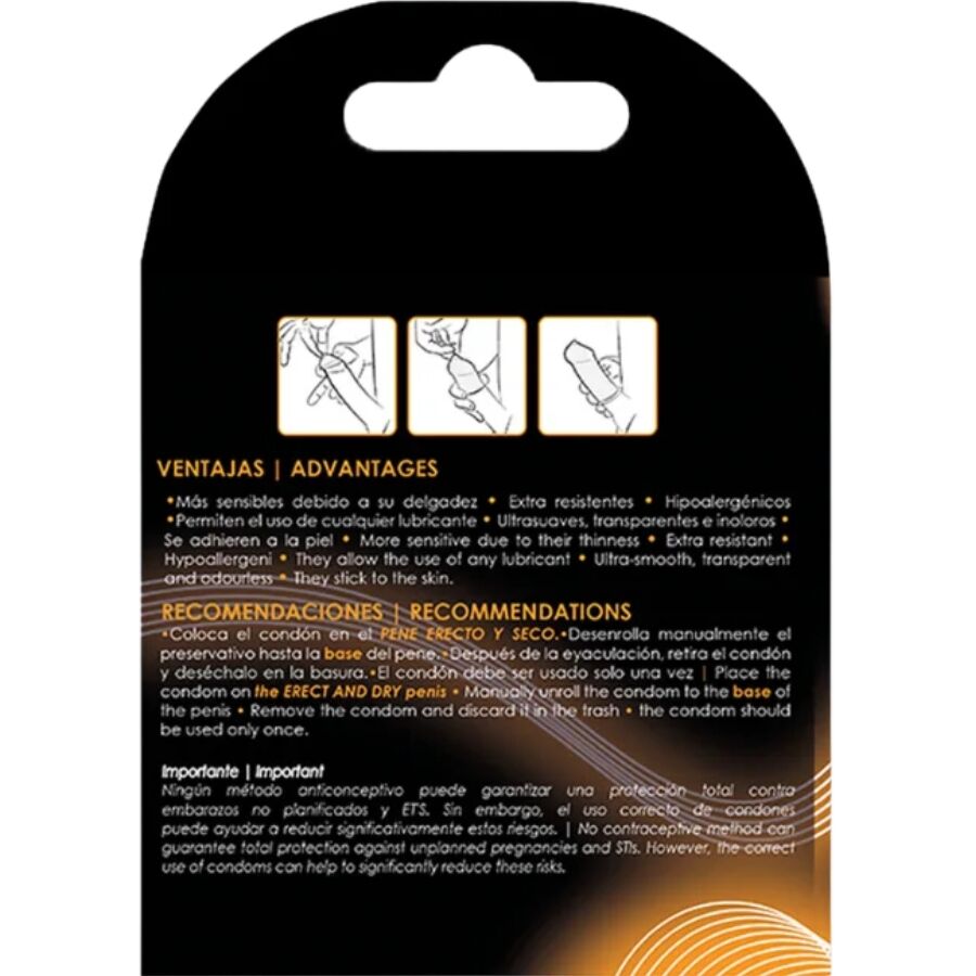 UNIQ - PRESERVATIVO SENZA LATTICE CLASSIC 3 UNITÀ