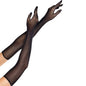 LEG AVENUE - GUANTI LUNGHI A RETE OPERA NERI