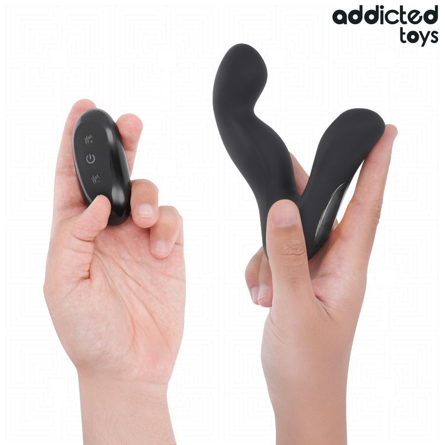 ADDICTED TOYS - MASSAGGIATORE PROSTATICO OSCILLANTE CON TELECOMANDO IN MODALITÀ PULSAZIONE