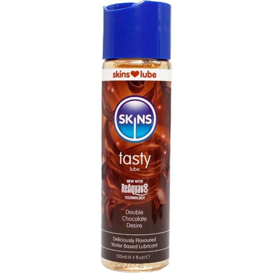 SKINS - LUBRIFICANTE GUSTOSO A BASE D'ACQUA DOPPIO CIOCCOLATO 130 ML