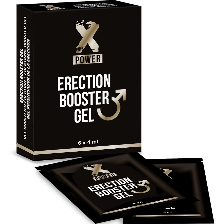 XPOWER - GEL BOOSTER PER LEREZIONE 6 X 4 ML