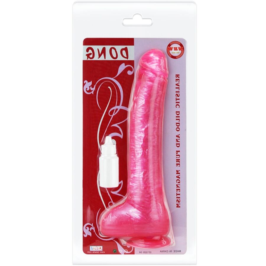 BAILE - DONG DILDO ROSA REALISTICO CON VENTOSA