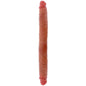 GET REAL - DILDO IN SILICONE A DOPPIA ESTREMITÀ CARAMELLO 46 CM