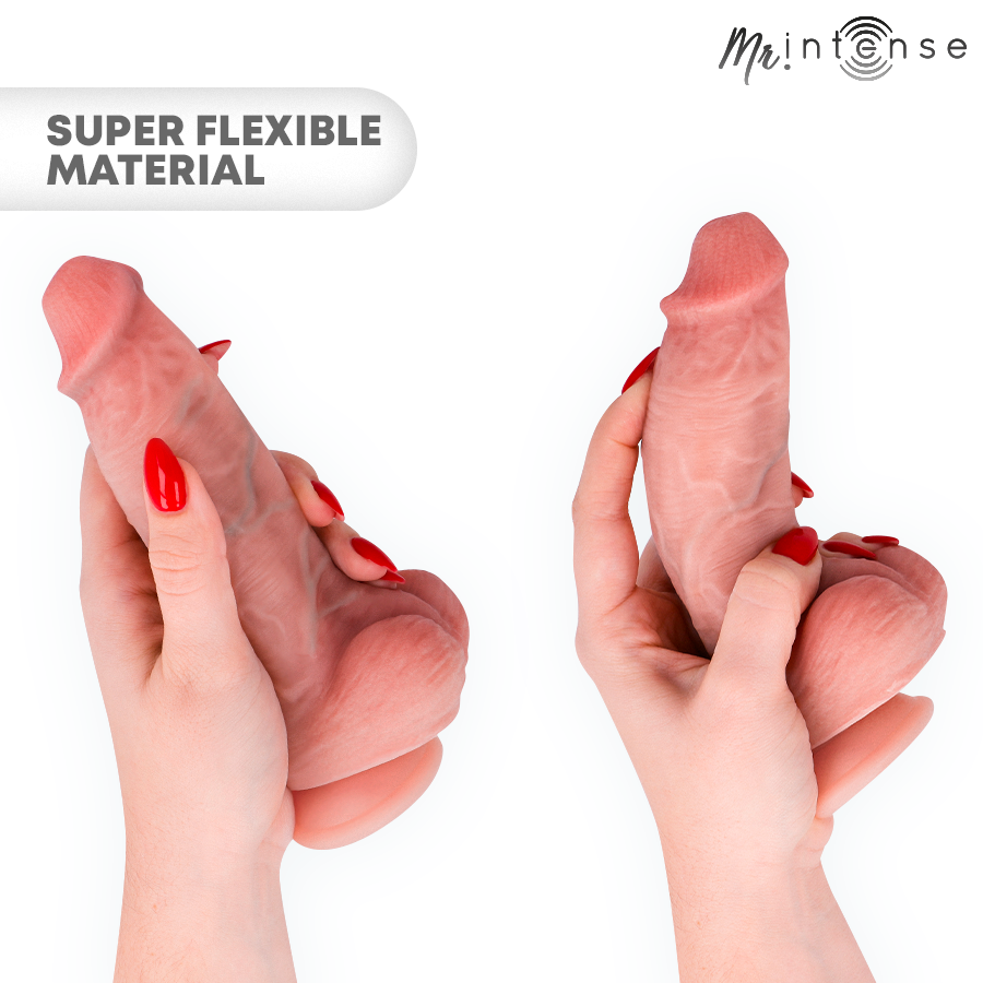 MR INTENSE - PICCOLO SPENCER DILDO IN SILICONE 19 CM -Ø- 4,5 CM