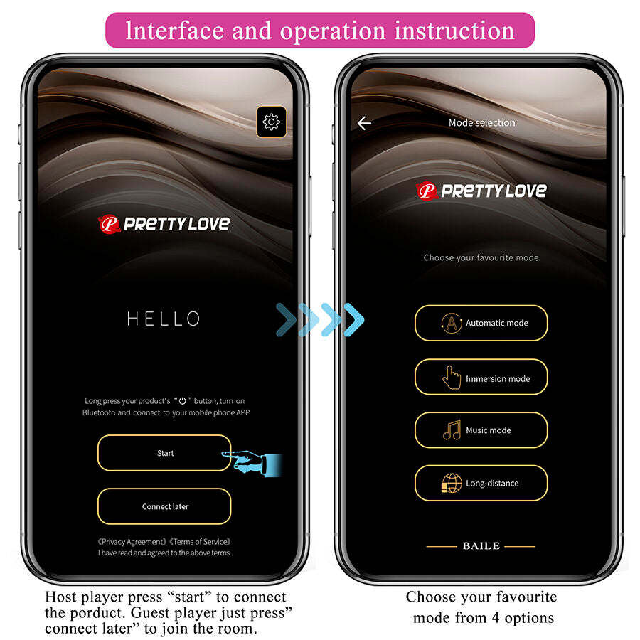 PRETTY LOVE - DORA VIBRATORE INVISIBILE CON APP GRATUITA