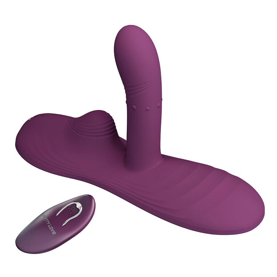 PRETTY LOVE - LUKA VIBRATORE CON EFFETTO CALORE E TELECOMANDO