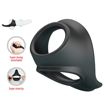 CRAZY BULL - ZADOK ANELLO ERGONOMICO CON STIMOLATORE PERINEALE