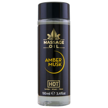 HOT - OLIO DA MASSAGGIO AMBRA E MUSCHIO 100 ML