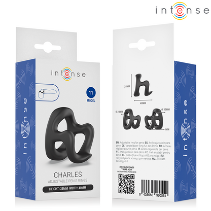 INTENSE - CHARLES ANELLO PER PENE REGOLABILE MODELLO 11