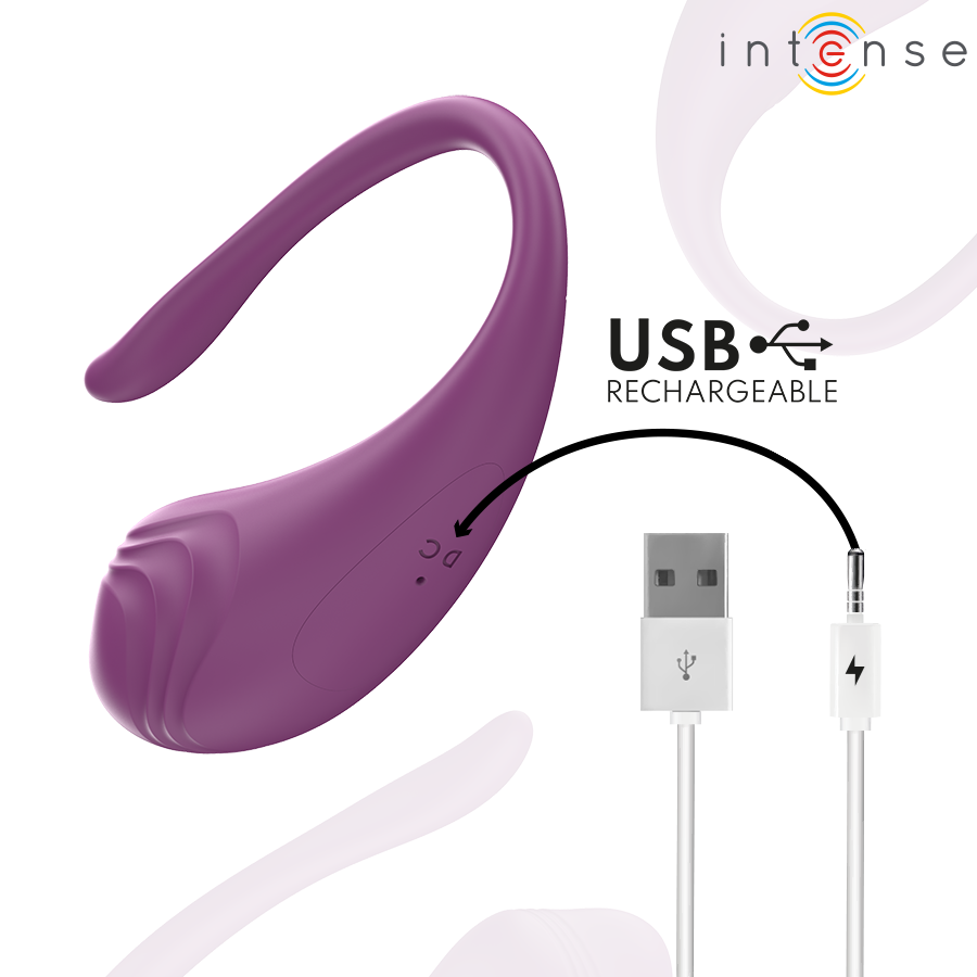 INTENSE - OLIVIA PURPLE UOVO VIBRANTE CON TELECOMANDO