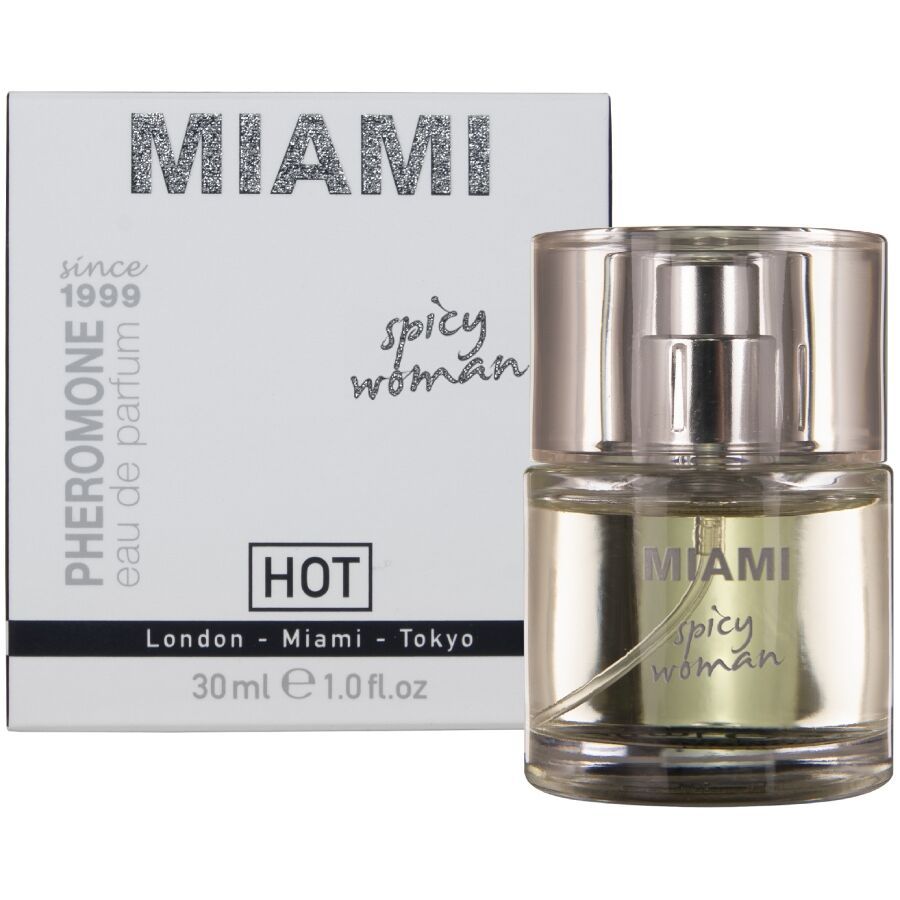 HOT - PROFUMO AI FEROMONI MIAMI SPICY WOMAN 30 ML