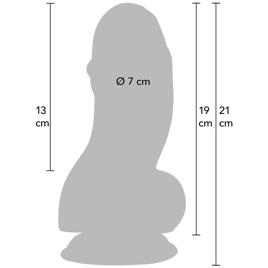 HIDDEN DESIRE - INFERNO DILDO FAT BOYS 19 CM