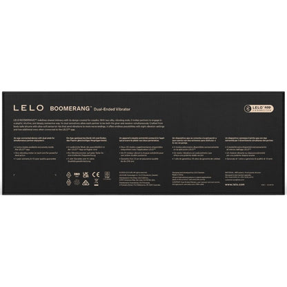 LELO - BOOMERANG VIBRATORE A DOPPIA ESTREMITÀ ROSSO CORALLO