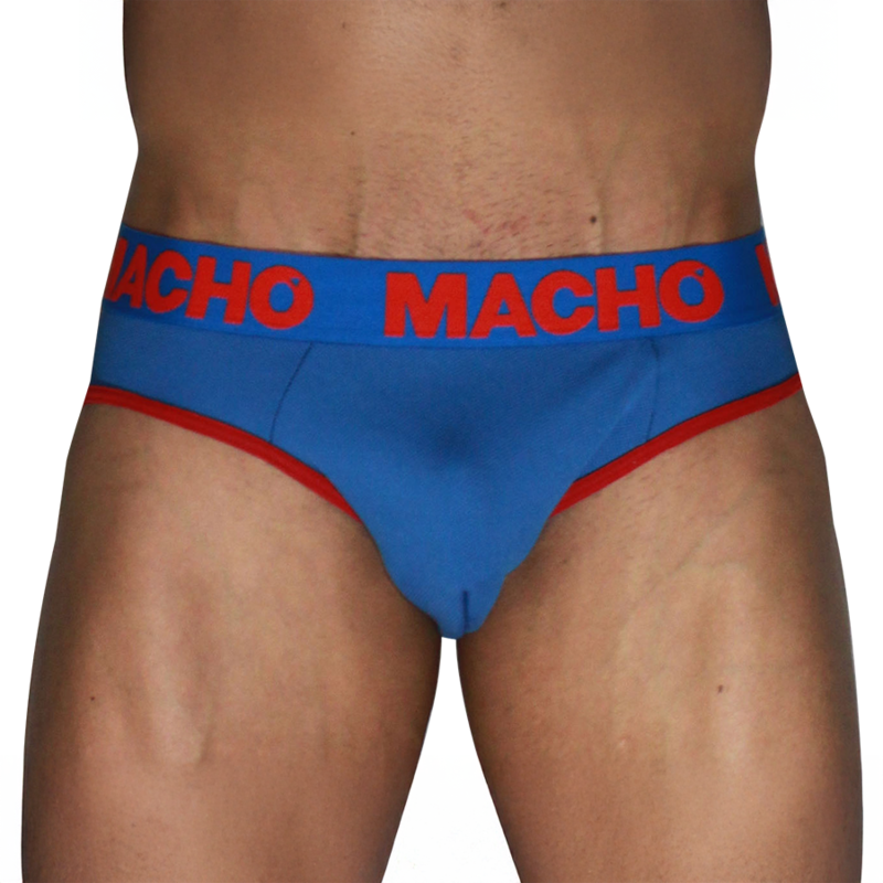 MACHO - MCH005 CLASSIC SLIP BLU + ROSSO M