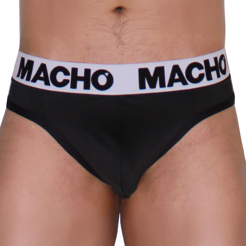 MACHO - MTG002 PERIZOMA NERO/NERO L