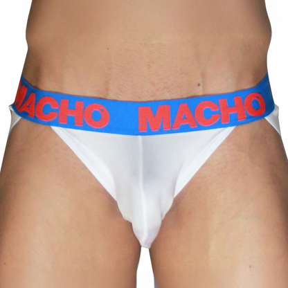 MACHO - MX29AZ BIANCO JOCK + BLU SCURO M