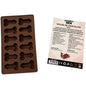 DIABLO PICANTE - STAMPO PER CIOCCOLATO CON 12 PENI IN SILICONE DA APPENDERE ROSSO