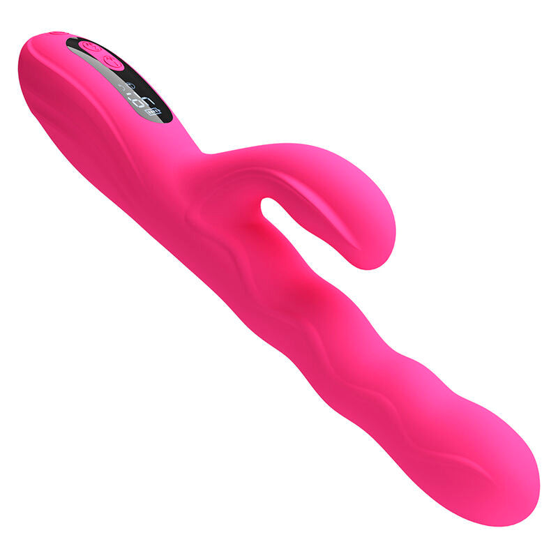 PRETTY LOVE - VIBRATORE A CONIGLIO MULTIFUNZIONE INVERNALE CON DISPLAY LED ROSA