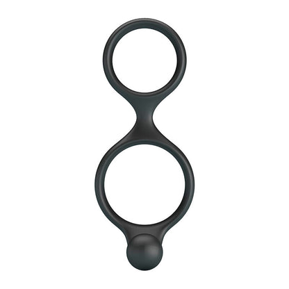 CRAZY BULL - ANELLO DOPPIO PER PENE E TESTICOLI FLORIAN NERO