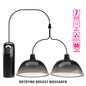 PRETTY LOVE - STIMOLATORE ROTANTE PER CAPEZZOLI CON ASPIRAZIONE, NERO
