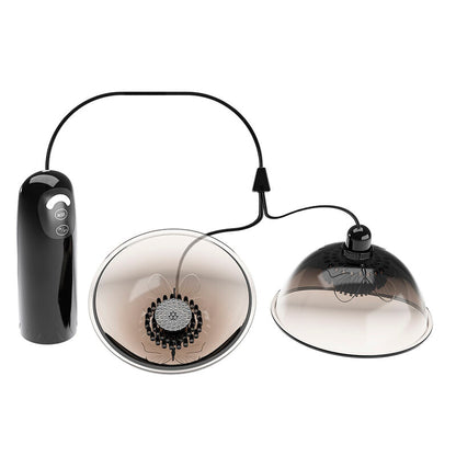 PRETTY LOVE - STIMOLATORE ROTANTE PER CAPEZZOLI CON ASPIRAZIONE, NERO