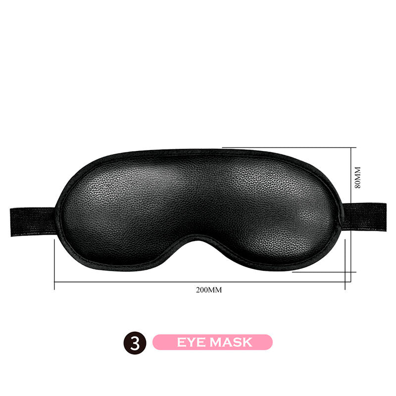 PRETTY LOVE - KIT BDSM DA 8 PEZZI NERO