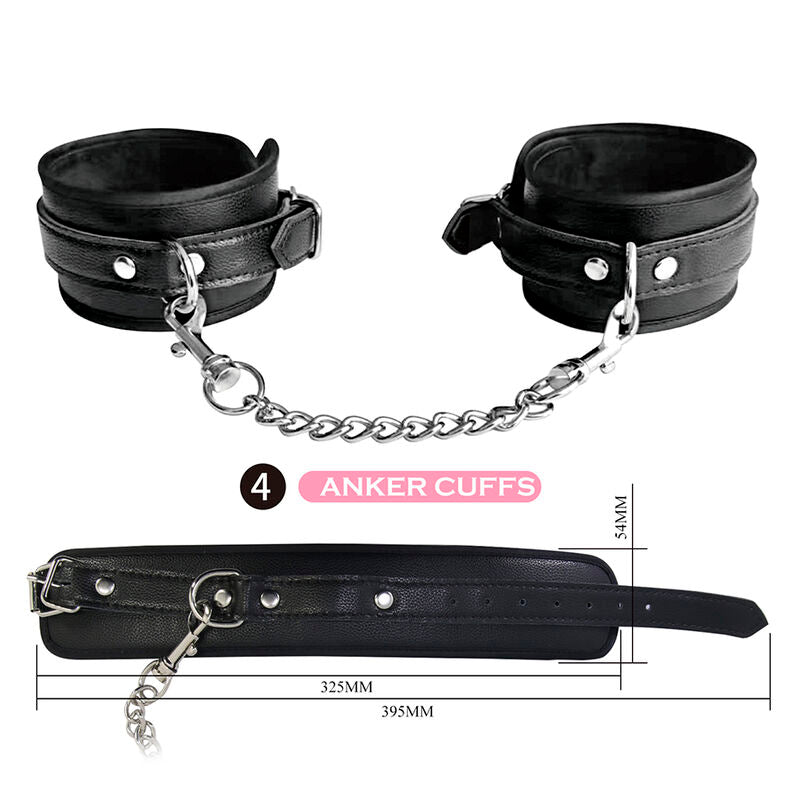 PRETTY LOVE - KIT BDSM DA 8 PEZZI NERO