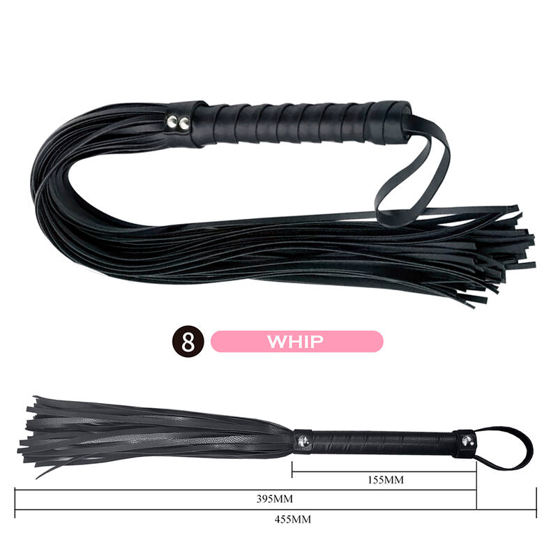 PRETTY LOVE - KIT BDSM DA 8 PEZZI NERO