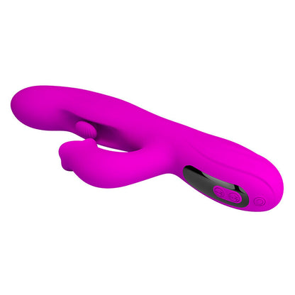 PRETTY LOVE - VIBRATORE OSCILLANTE YALANDA RABBIT CON DISPLAY LED VIOLA