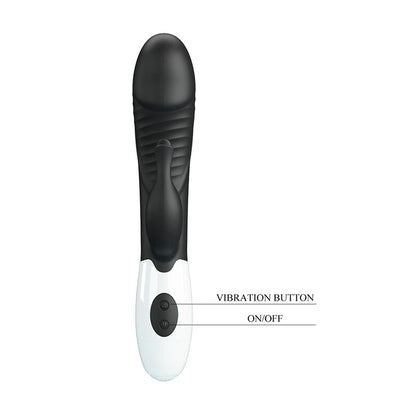 PRETTY LOVE - VIBRATORE A CONIGLIO RASMUSSEN 30 FUNZIONI NERO